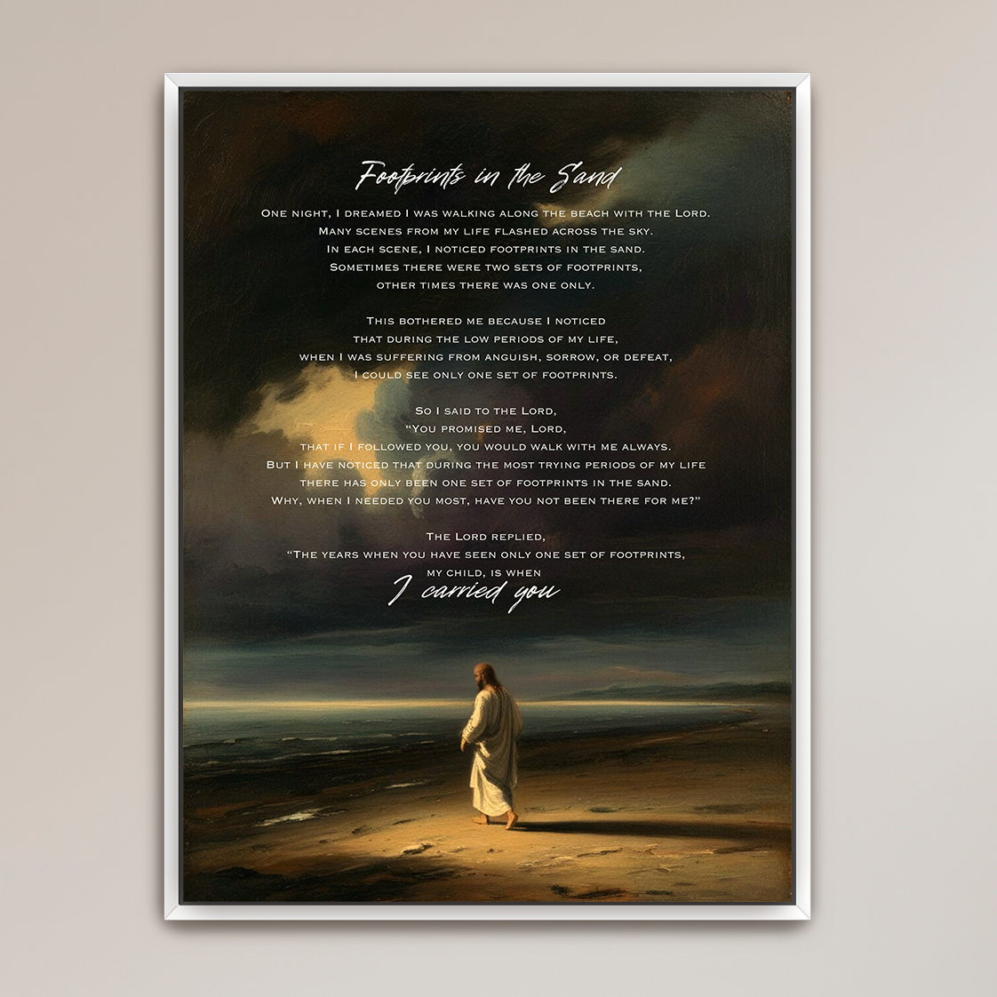 "Footprints in the Sand"