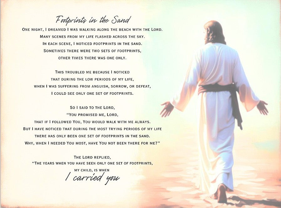 "Footprints in the Sand"