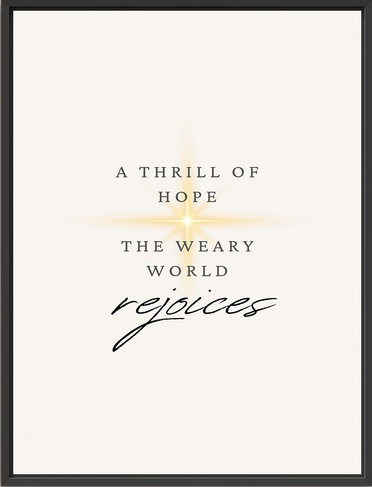 "The Weary World Rejoices"
