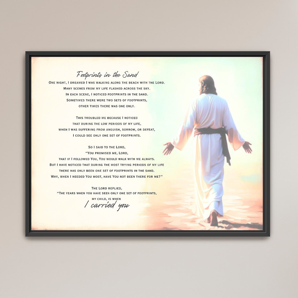 "Footprints in the Sand"