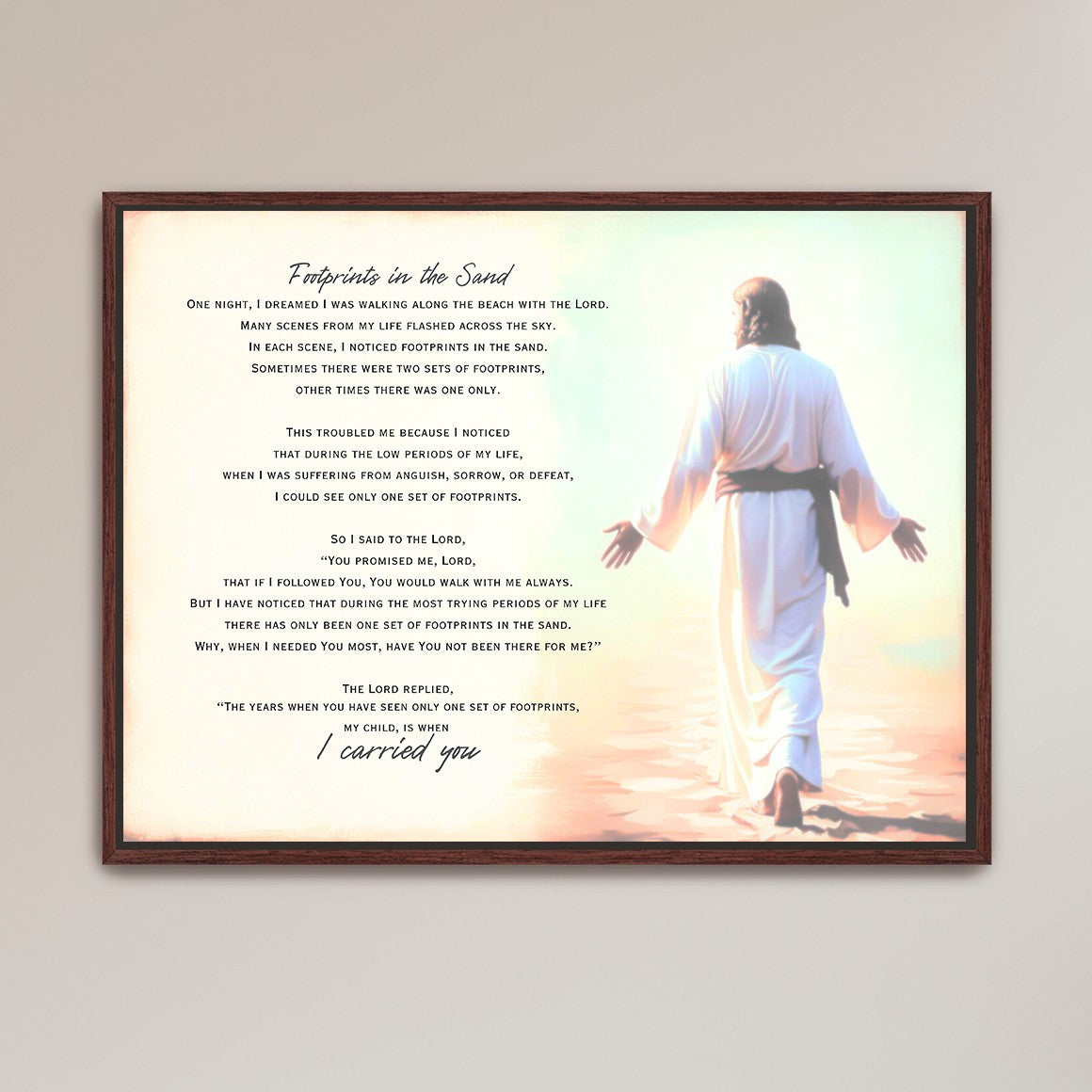 "Footprints in the Sand"