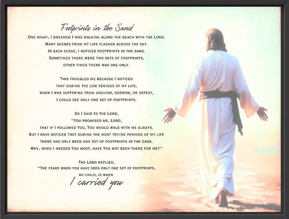 "Footprints in the Sand"