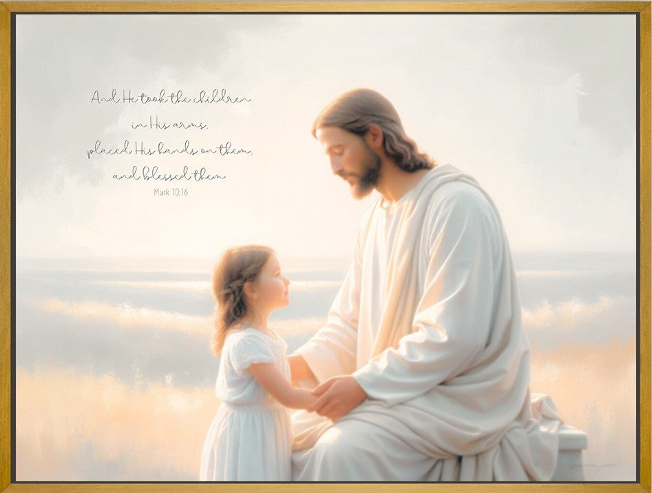 "He Takes the Children in His Arms" Girl