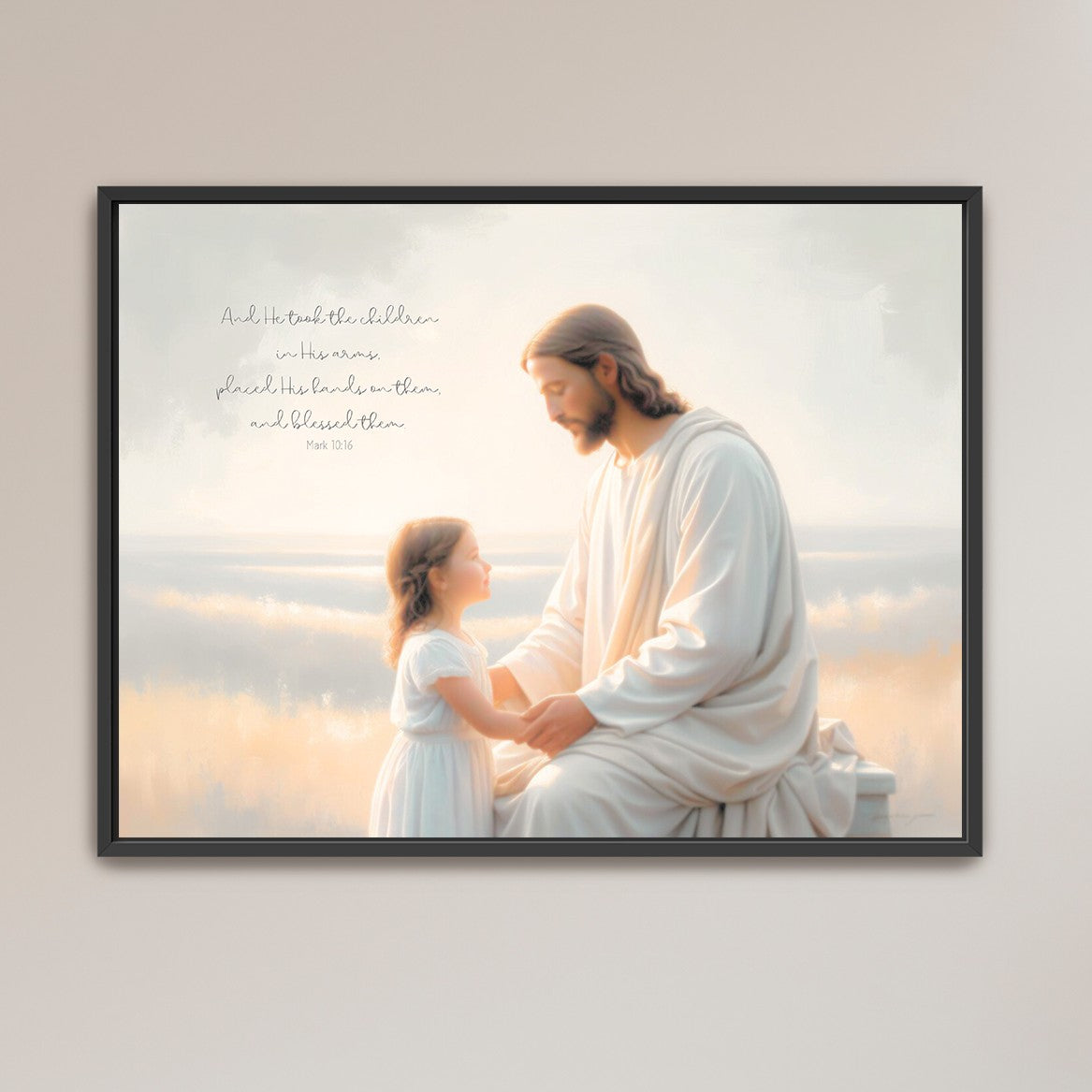 "He Takes the Children in His Arms" Girl