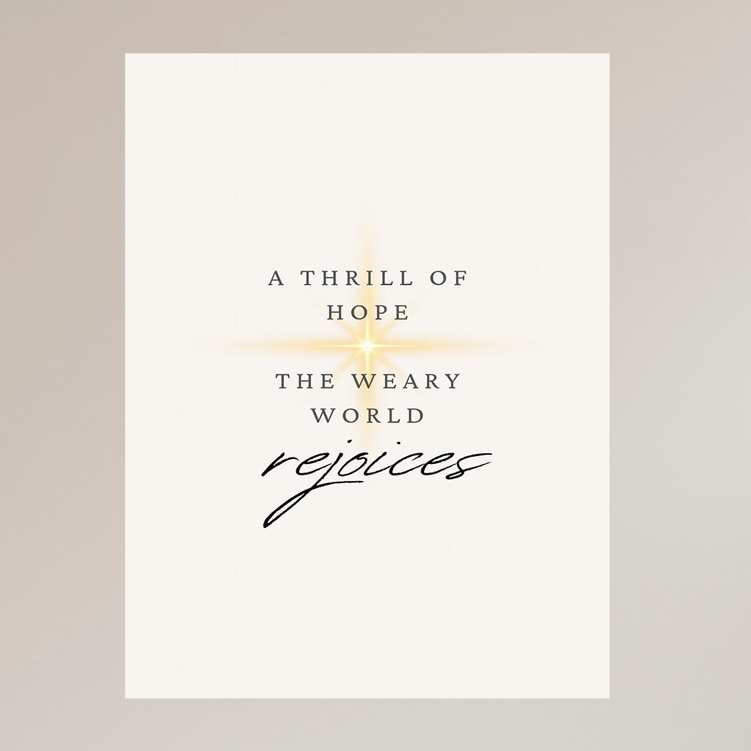 "The Weary World Rejoices"