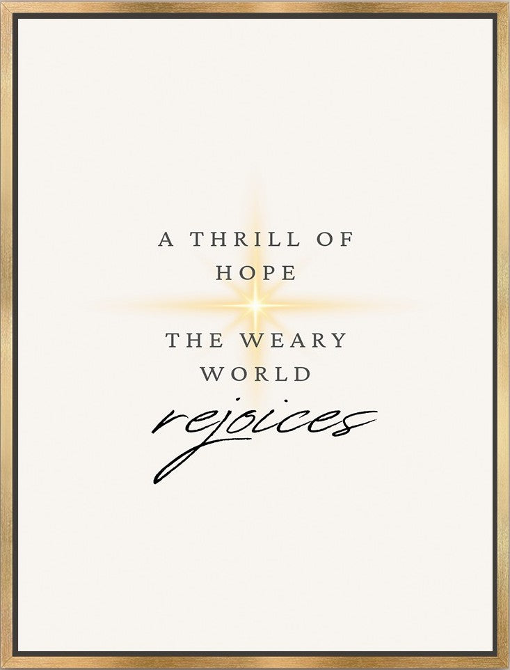 "The Weary World Rejoices"