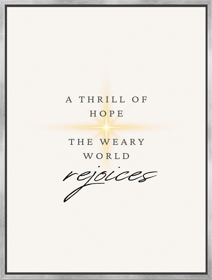 "The Weary World Rejoices"