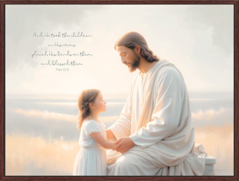 "He Takes the Children in His Arms" Girl