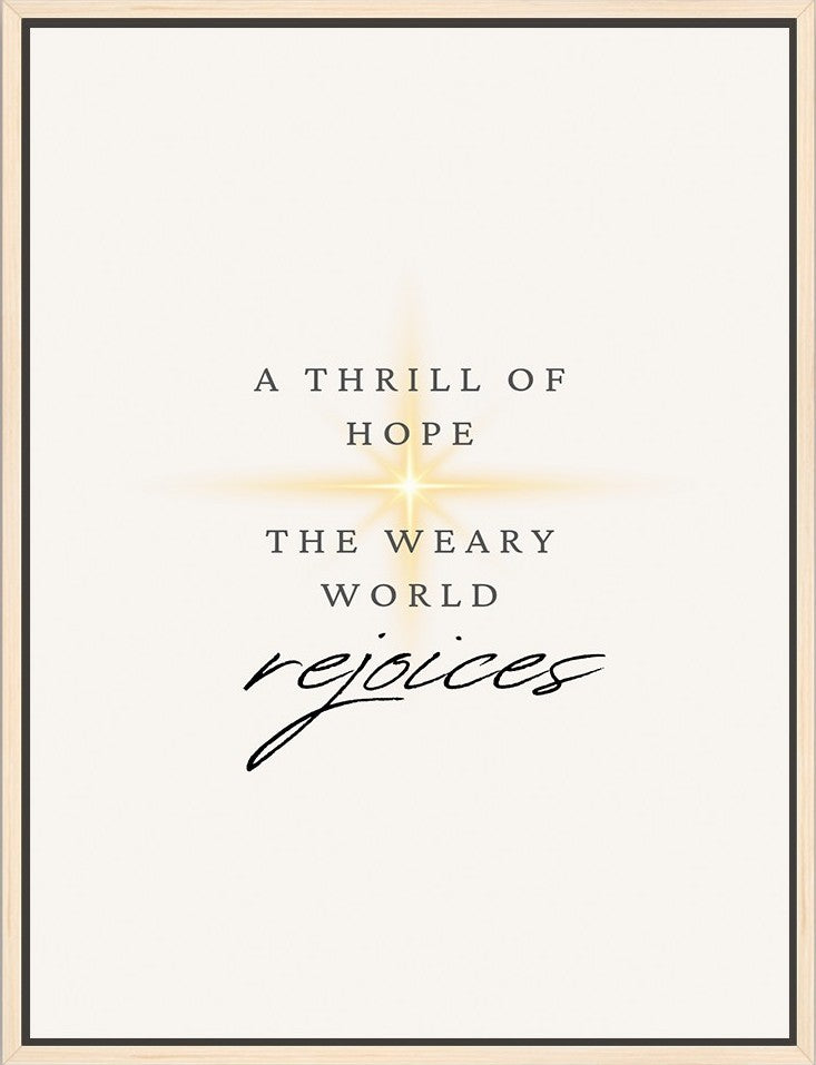 "The Weary World Rejoices"