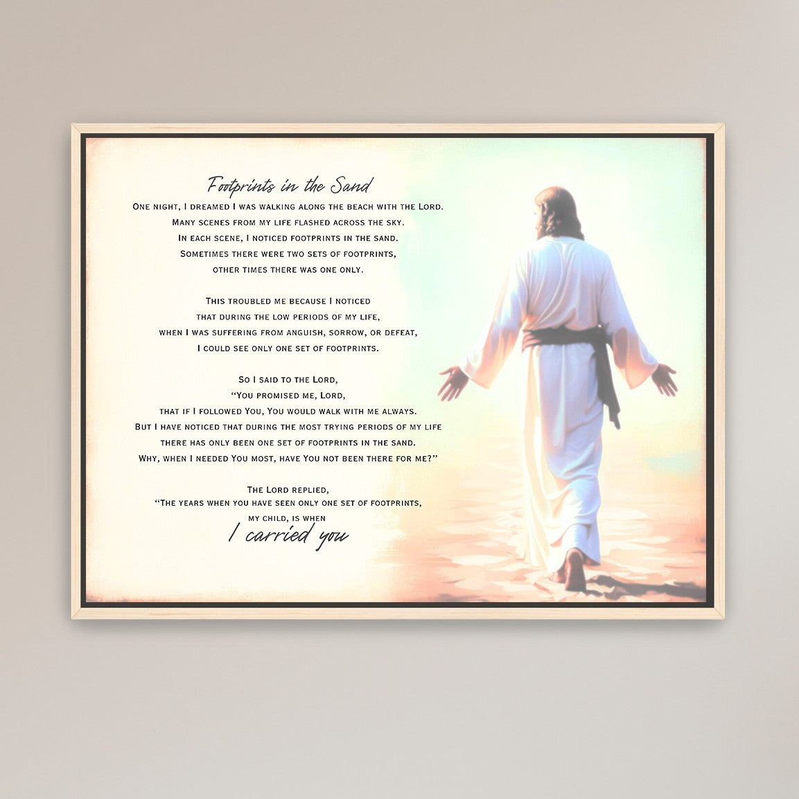 "Footprints in the Sand"