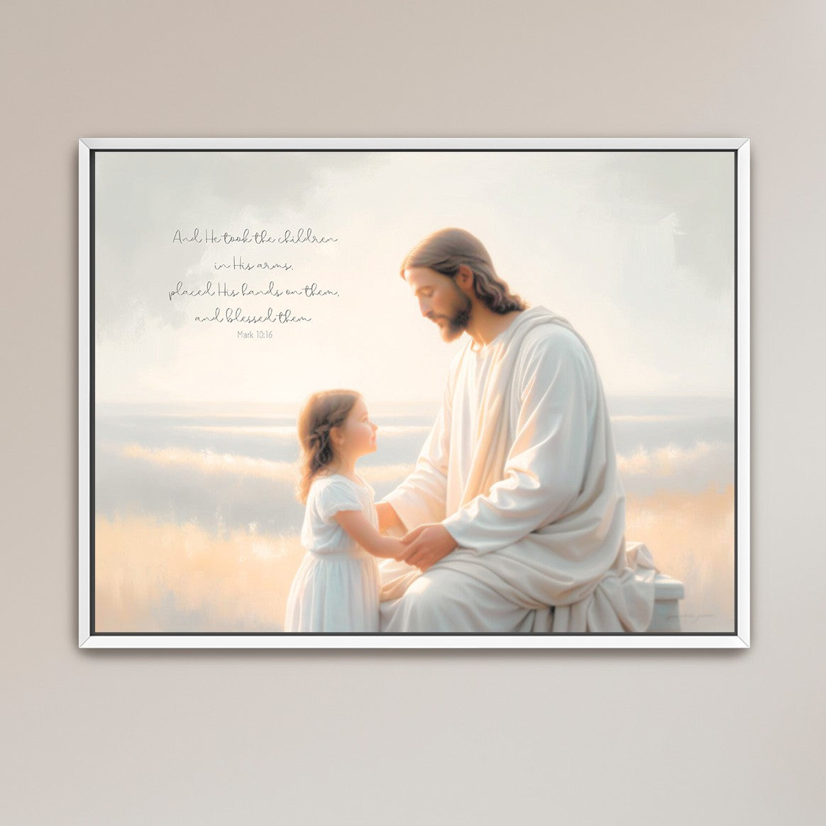 "He Takes the Children in His Arms" Girl