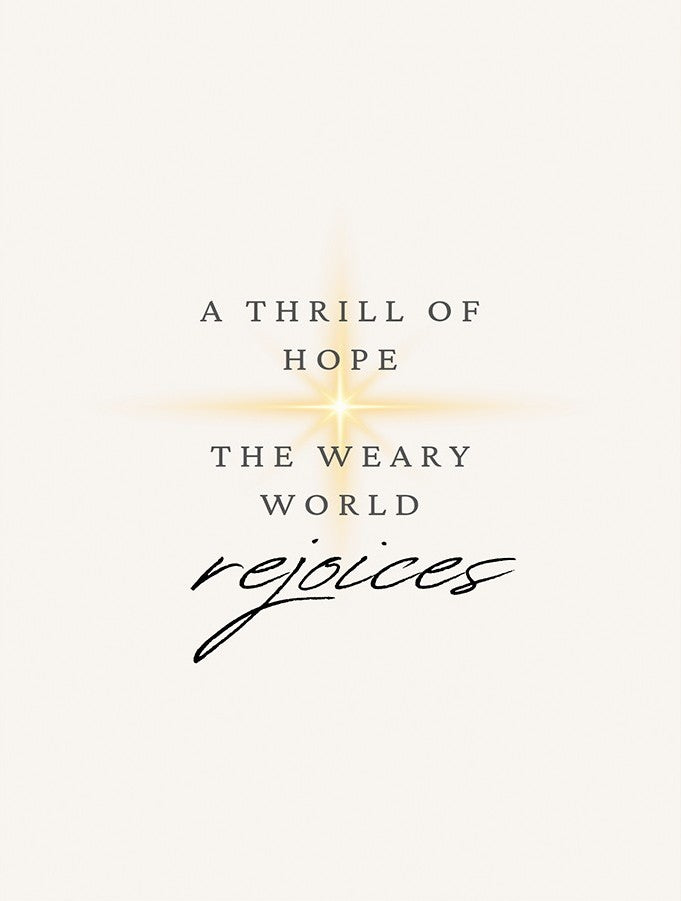 "The Weary World Rejoices"