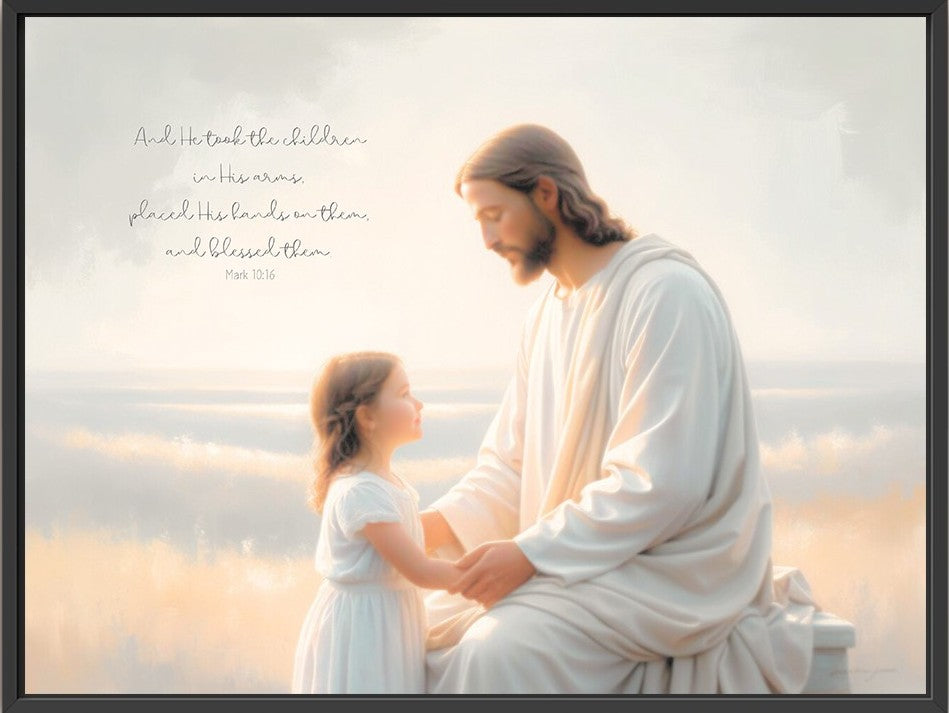 "He Takes the Children in His Arms" Girl