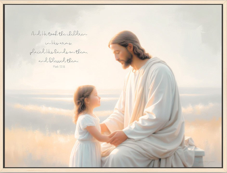"He Takes the Children in His Arms" Girl