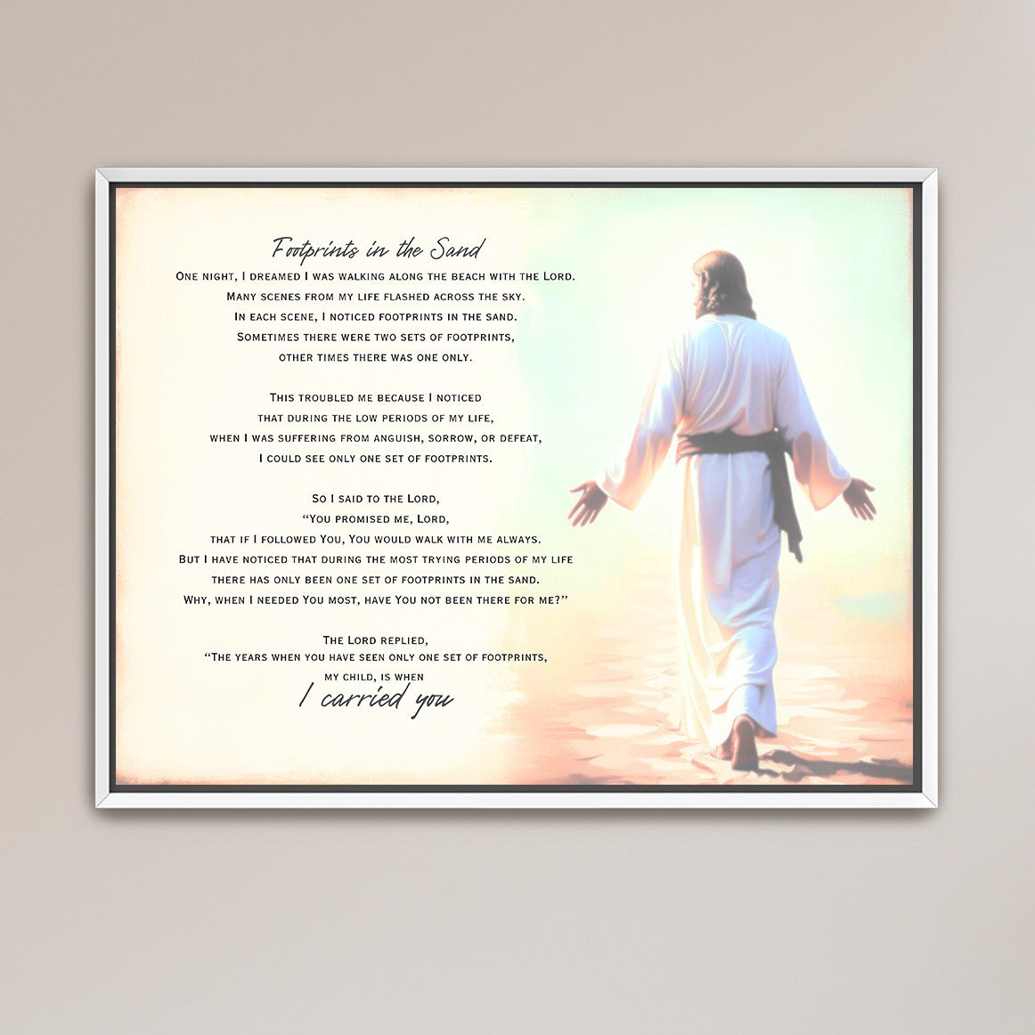 "Footprints in the Sand"