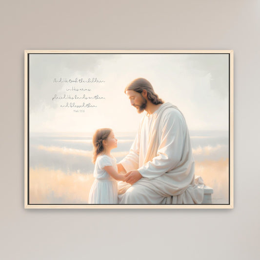 "He Takes the Children in His Arms" Girl